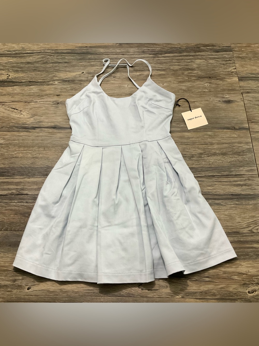 Super Down Trisha Cross Back Dress Sz XS NWT